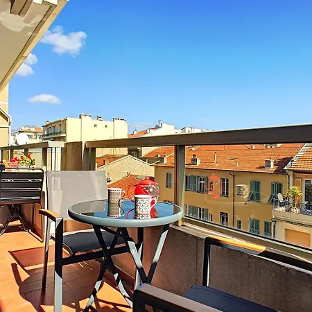 Nestor&jeeves - La Nissarde Terrasse - - Sea Glimpse - Very Close Sea Apartment